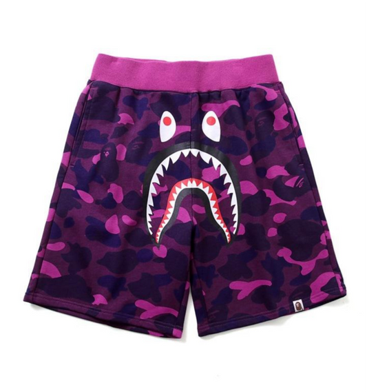 Bape shorts camo pink