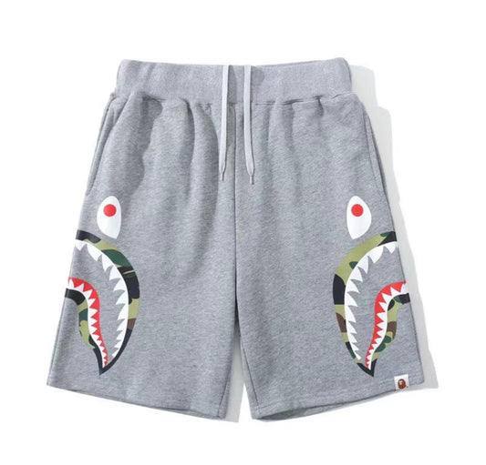 Bape twin shark shorts